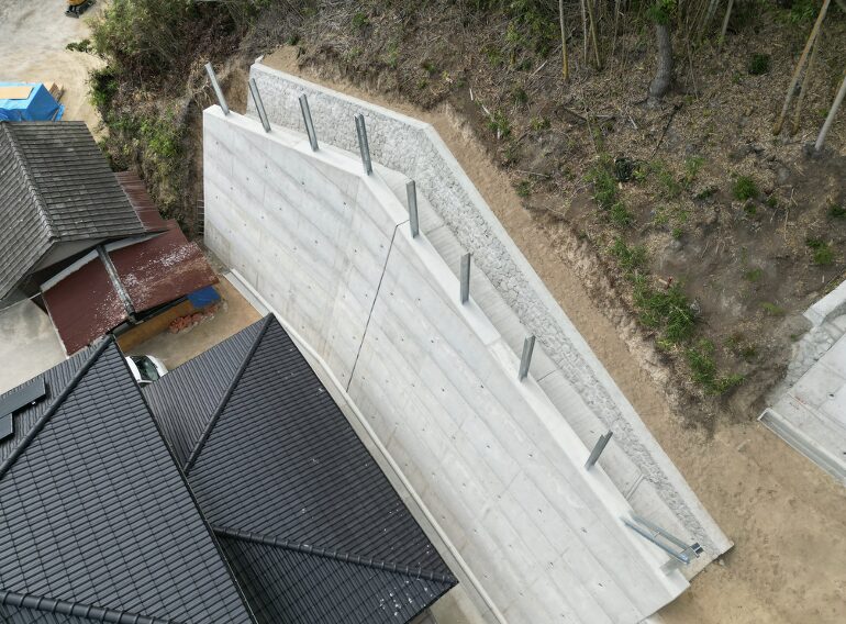 防急砂第11号の1　他　（急）沢津地区　急傾斜地崩壊対策工事