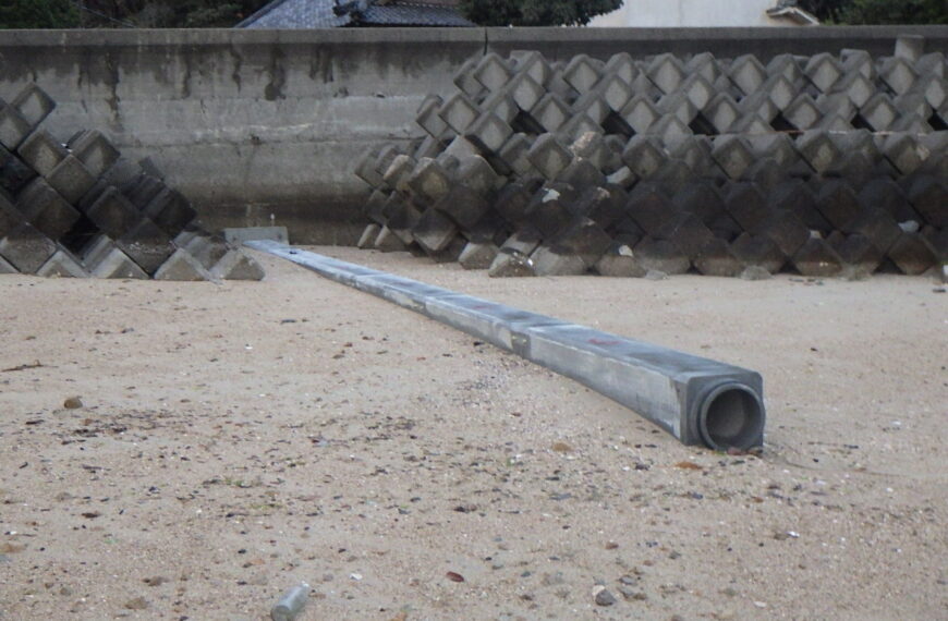 県単防池（６）第２号　池海辺地区　海岸保全施設補修工事